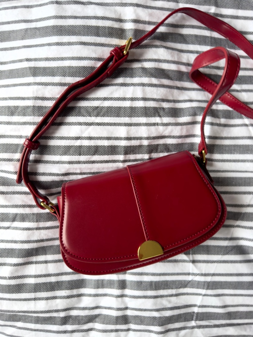 Vintage Leather Crossbody Purse